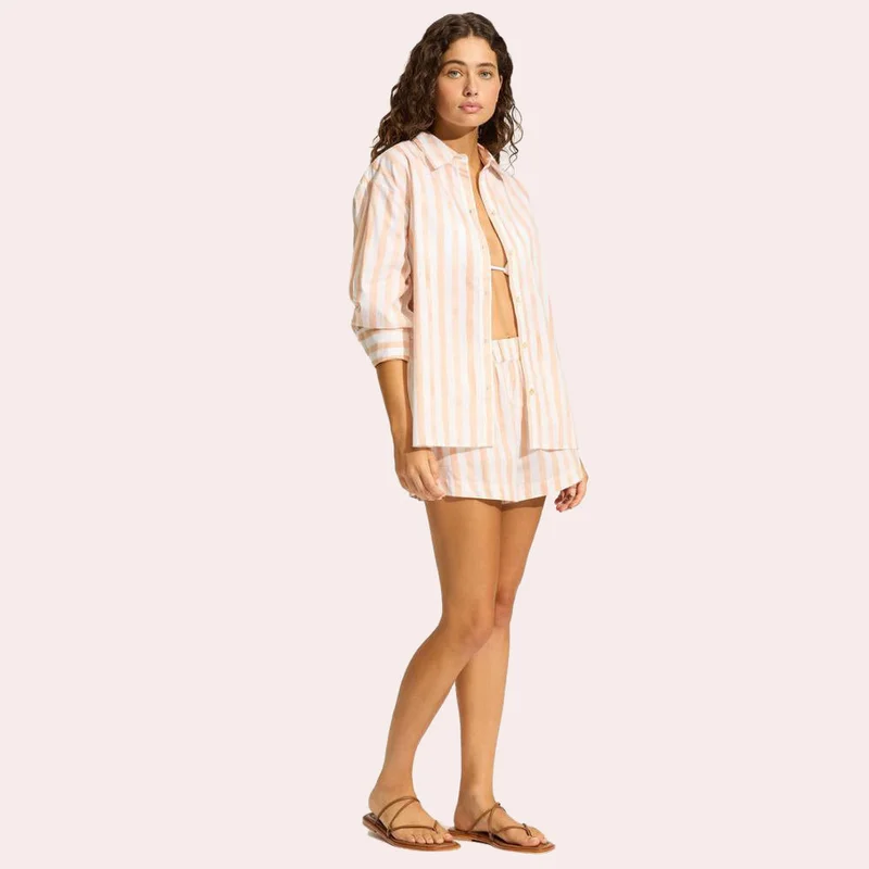 Seafolly  Oversized Button Up Shirt - Women for Women | Best Price UAE
