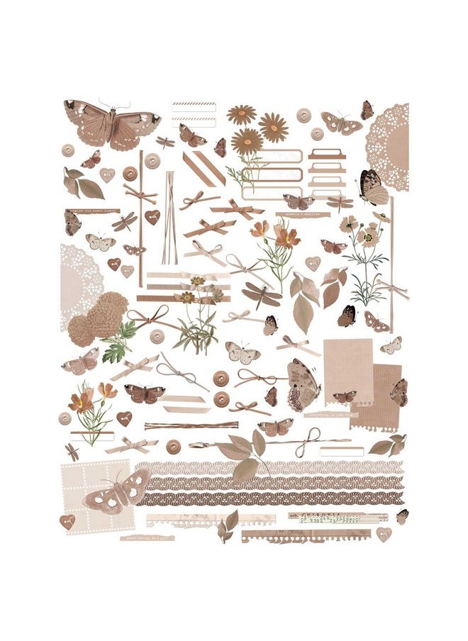 49 آند ماركت عينة اللون: Toast Laser Cut Outs-Elements، متعدد الألوان  - Image 2
