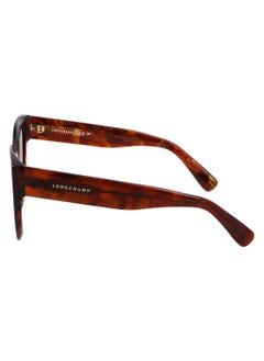 Longchamp Women's UV Protection Round Shape Acetate Sunglasses LO750S-237-4923 - Lens Size: 49 - Textured Brown  - Image 4