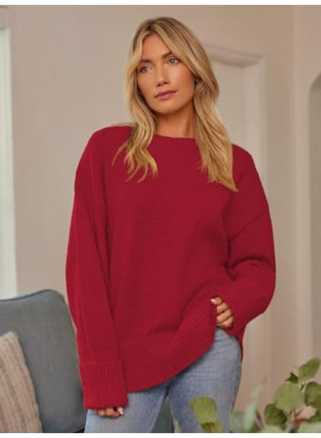 NIBEMINENT Women's Oversized Sweaters Fuzzy Chunky Warm Pullover Sweater - Image 4