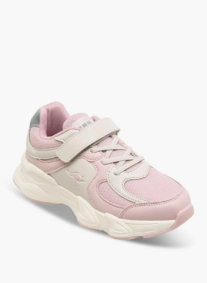 Kangaroos Girls Hook & Loop School Sneakers