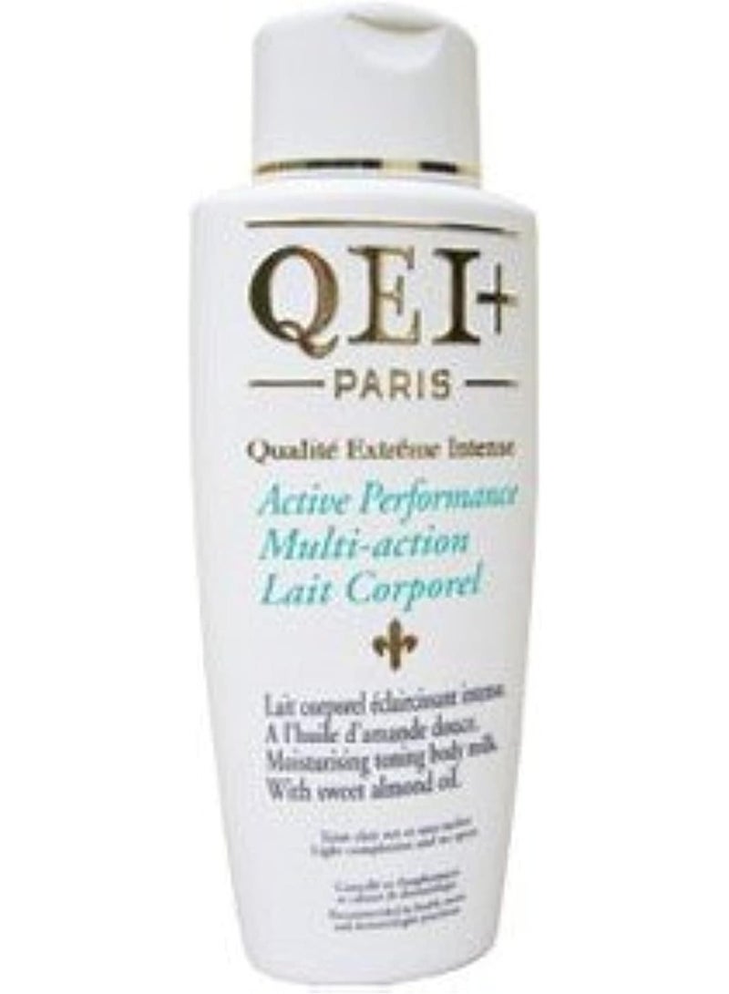 Performance QEI + Active Multi Action Moisturising Toning Body Milk With Sweet Almond Oil