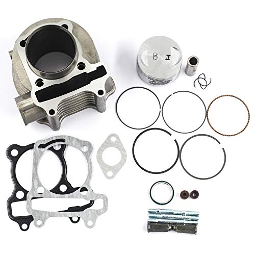 Trkimal GY6 150cc 57.4mm Bore Cylinder kit with Piston Kit 4 Stroke 152QMI 157QMJ for TAOTAO JONWAY ZNEN Roketa ATV Moped Go-Kart - Image 1