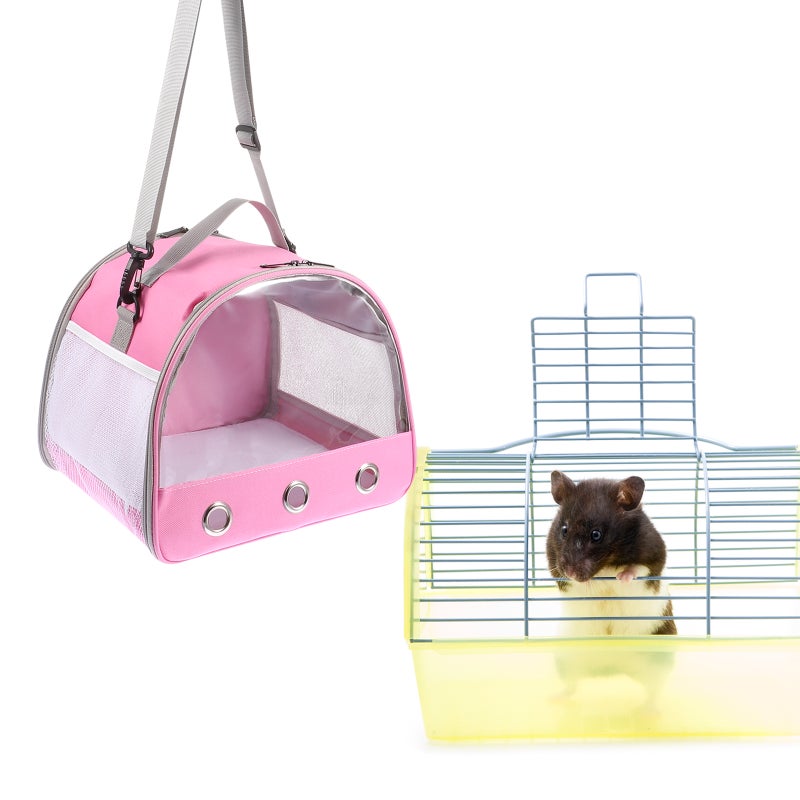 1Pc Hamster Pet Carrier Outdoor Travel Pet Storage Bag Hamster Carrier Bag - Image 2