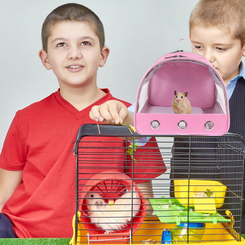 1Pc Hamster Pet Carrier Outdoor Travel Pet Storage Bag Hamster Carrier Bag - Image 5