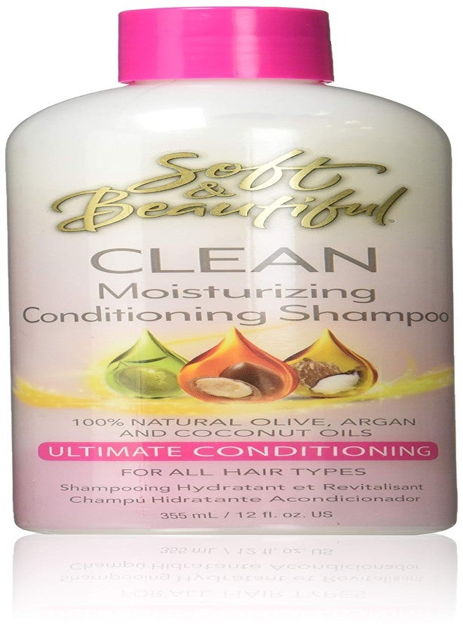 Soft & Beautiful Clean Moisturizing Conditioning Shampoo, 12 Oz - Image 1
