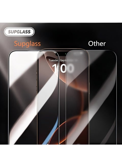 Supglass لهاتف Iphone Full Series HD Large Arc Edge لهاتف Apple مقاوم للانفجار، مقاس الفيلم: لهاتف Iphone 12/12Pro 6.1