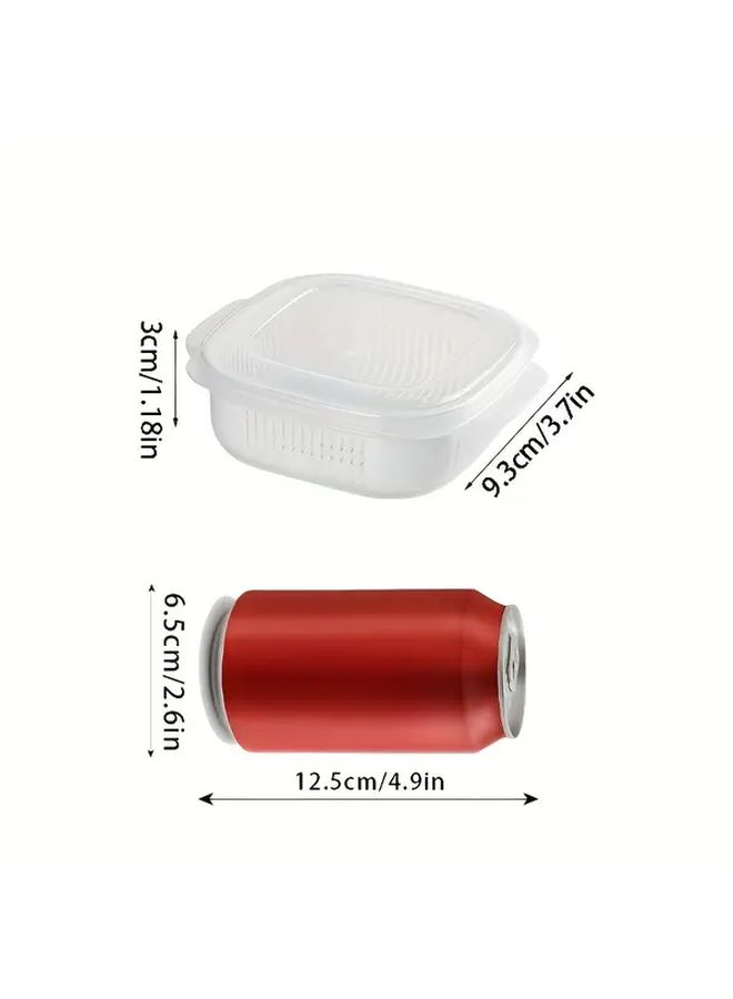 Reusable Square Container For Fruits Vegetables Meat Leakproof 1pc - Image 3