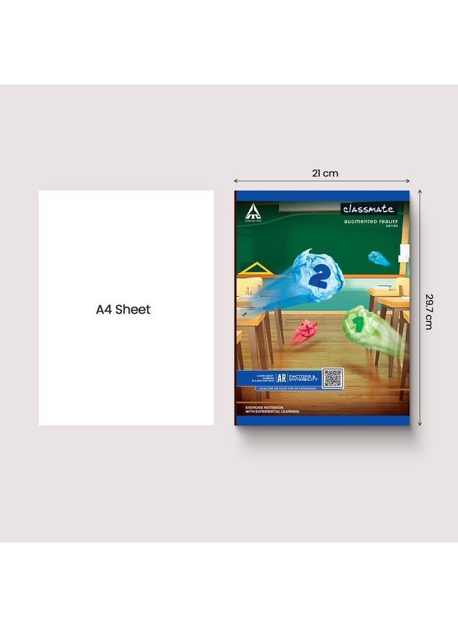 classmate Classmate Augmented Reality Notebooks - 140 Pages | Pack of 3 Long Size Unruled Notebooks for School Students | Immersive AR Learning Experience | 29.7cm x 21.0cm | Unruled AR Notebook  - Image 5