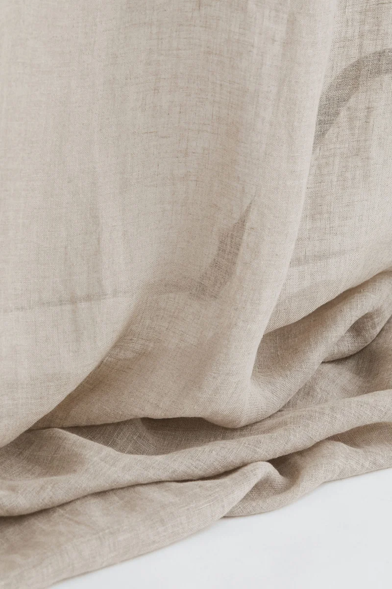 H&M 2-Pack Linen Curtain Lengths