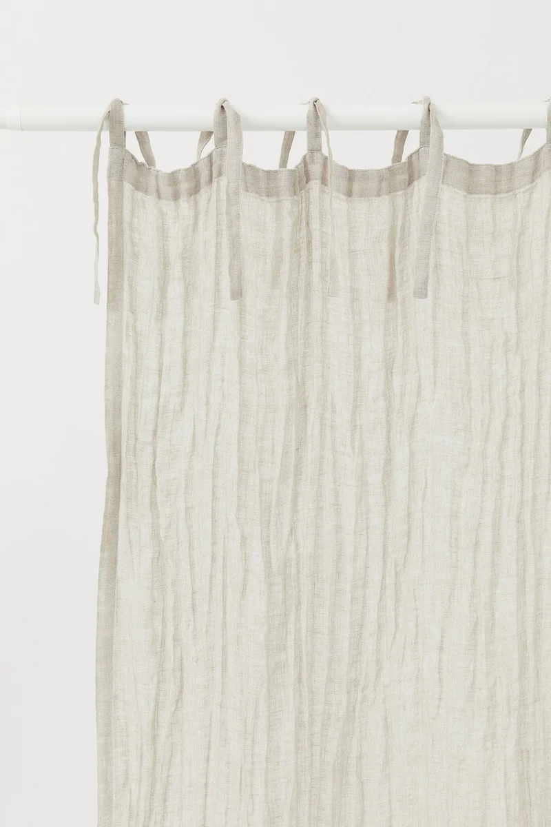 H&M 2-Pack Linen Curtain Lengths