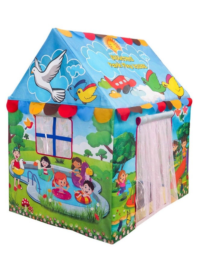 HomeCute Homecute Hut Type Baby Tent House, Kids Play Tent House, Kid's Toys Play and Learning House for Boys and Girl. (Park Play House)  - Image 1