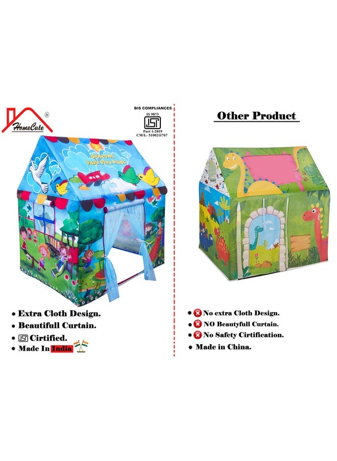 HomeCute Homecute Hut Type Baby Tent House, Kids Play Tent House, Kid's Toys Play and Learning House for Boys and Girl. (Park Play House)  - Image 4