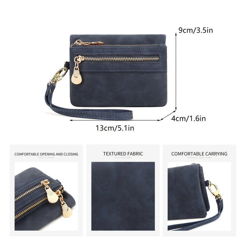 MIYIN Women's Vintage Mini Wallet with Wrist Strap - Image 5