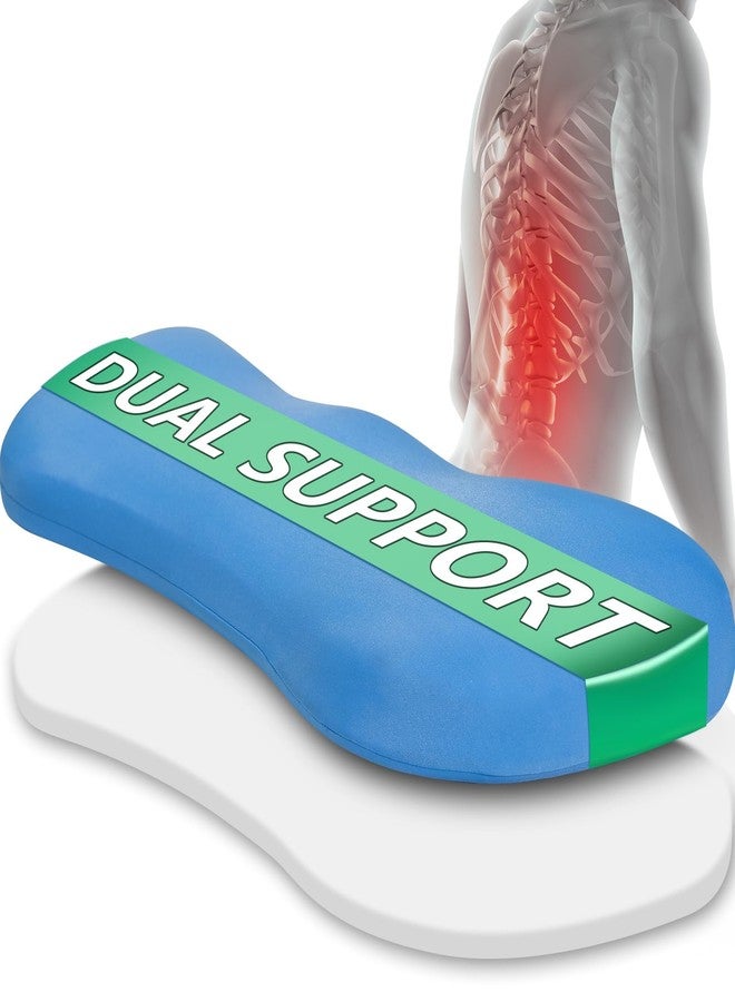 QUTOOL Adjustable Lumbar Pillow for Bed & Sofa-Customizable Height & Firmness for Back Pain Relief-Ergonomic Long-Lasting Cushion for Sleep & Relaxation - Image 1