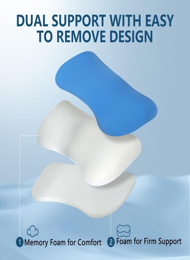 QUTOOL Adjustable Lumbar Pillow for Bed & Sofa-Customizable Height & Firmness for Back Pain Relief-Ergonomic Long-Lasting Cushion for Sleep & Relaxation - Image 2