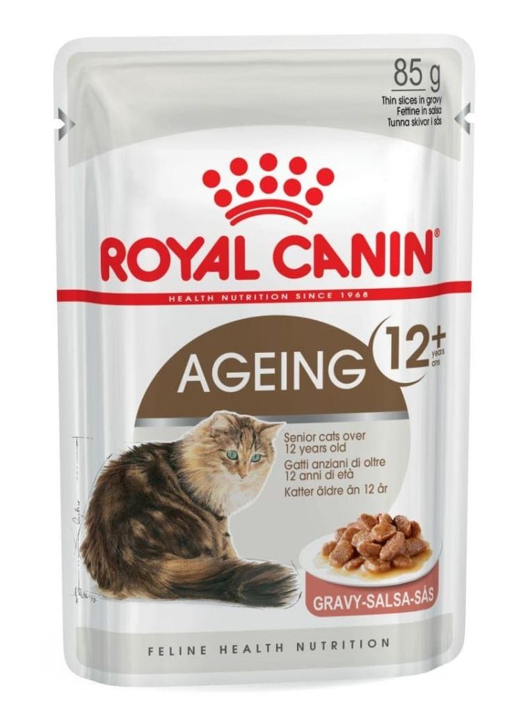 ROYAL CANIN طعام رطب للقطط بعمر 12+ مع صلصة 12 × 85 جم - Image 4