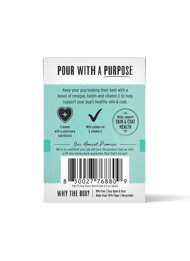 the honest kitchen - The Honest Kitchen Functional Pour Overs: Skin & Coat - Salmon Stew Dog Food Topper, 5.5 oz x12 - Image 1