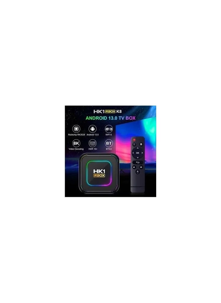 HK - HK1 RBOX K8 4G 32G Android 13 Dual Wifi TV Box - Image 1