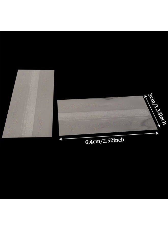 HONBAY 200PCS Clear PVC Heat Shrink Wrap Bands for Lip Balm Tubes Chapstick Lip Balm - Image 2