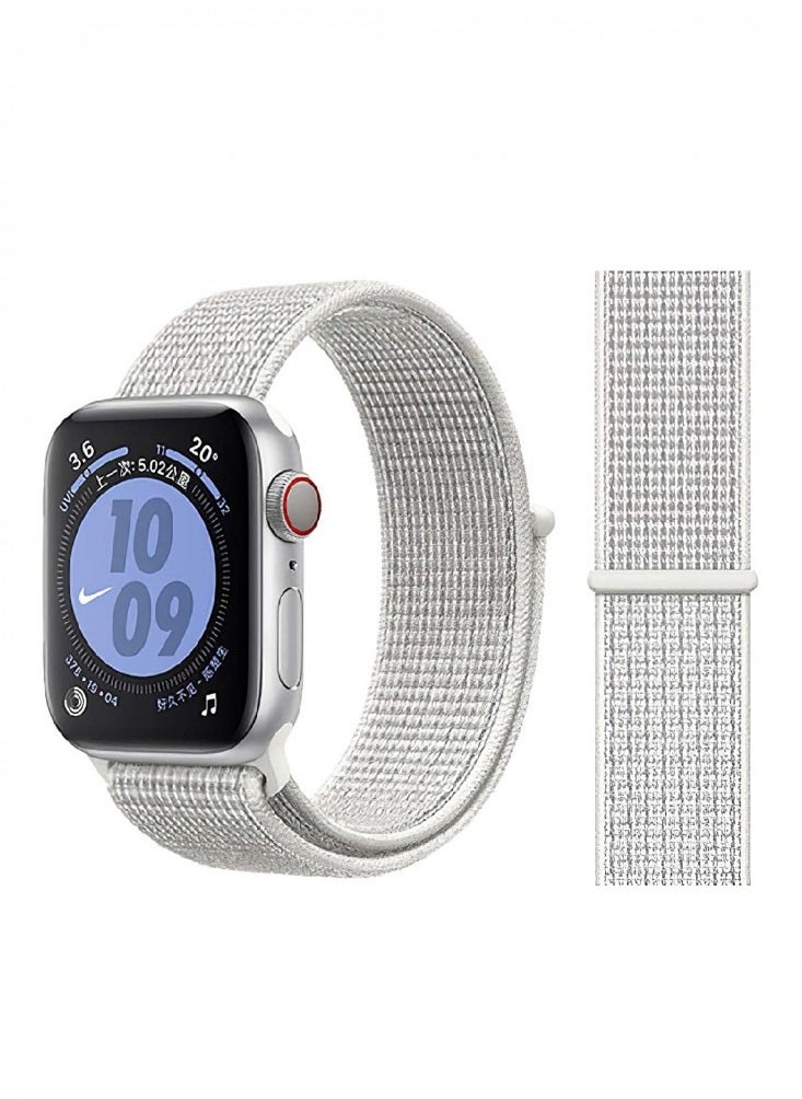 Bikson - Summit White Replacement Band for Watch Series 5/4/3/2/1 42/44mm - Image 1