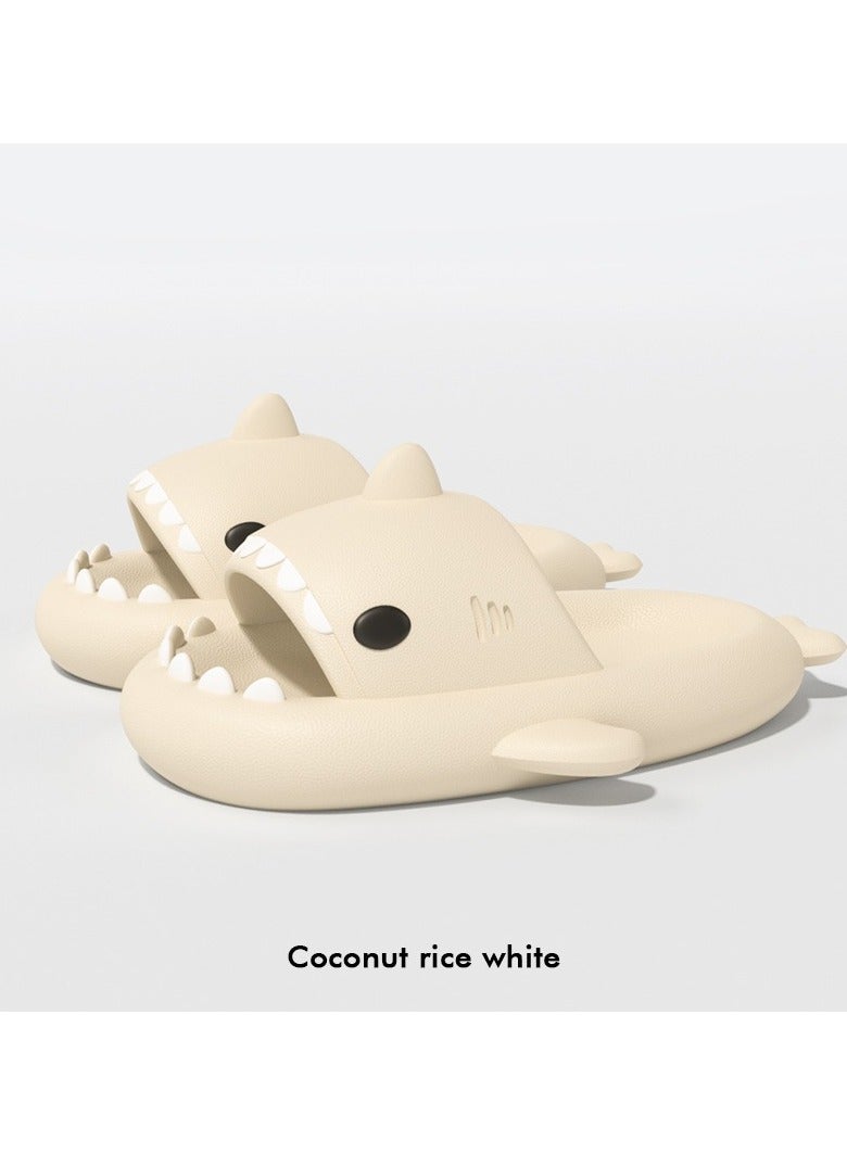 Style Women's sandals, slippers, cartoon shark slippers, indoor and outdoor couples