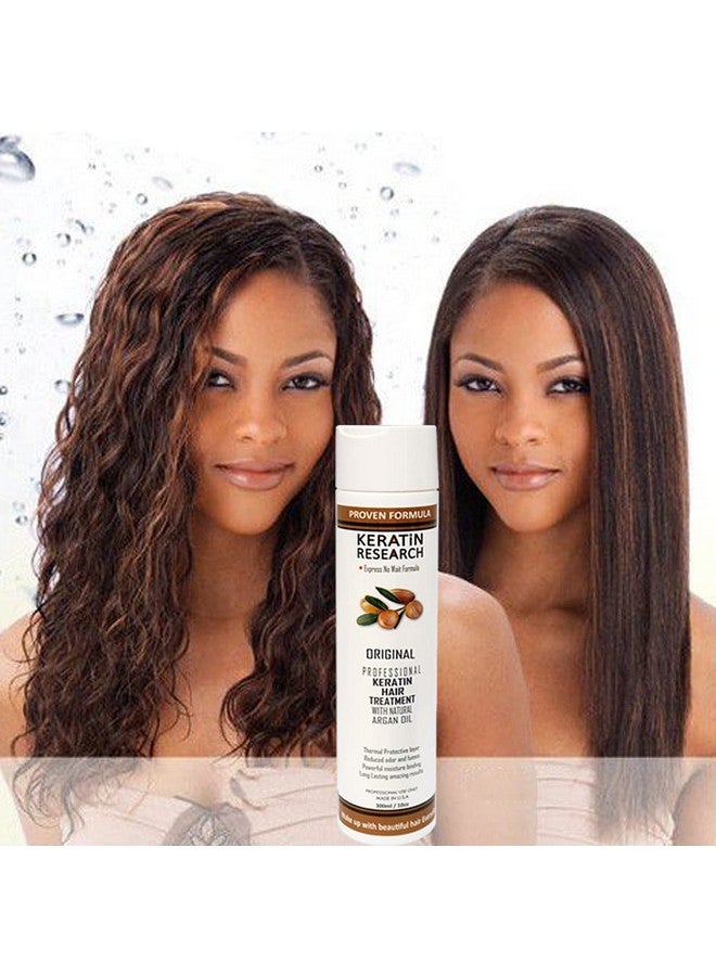KERATIN RESEARCH Complex Brazilian Keratin Hair Blowout Treatment Professional Results Straighten And Smooths Hair With Thermal Protection Spray Queratina Keratina (4Oz+4Oz+4Oz)  - Image 3