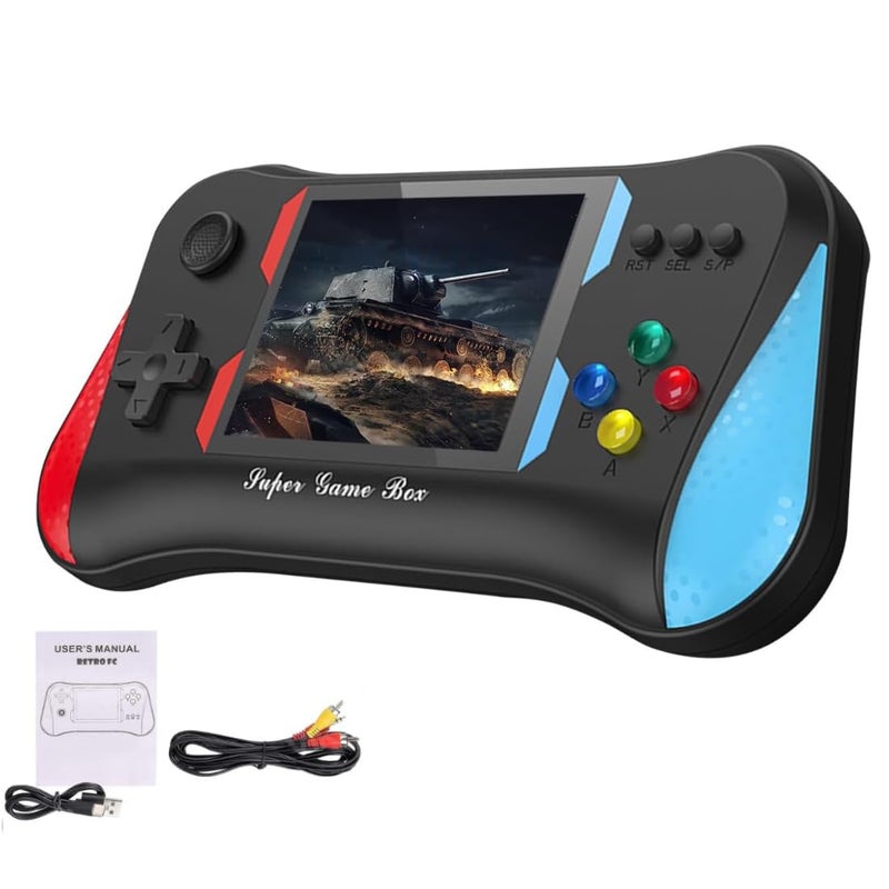 VikriDa Handheld Retro Video Games for Kids X7M 500-in-1 Retro Game Console TV Compatibility Rechargeable Gamepad (Pack of 1) (X7M Video Game),Multicolor - Image 1
