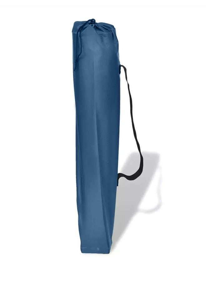 كادي ون طاولة رحلات قماشية قابلة للطي مع حقيبة تخزين للاستخدام الخارجي مزودة بأقدام معدنية مانعة للانزلاق و مدخلي أكواب مقاس 48 سم × 48 سم × 45 سم - Image 4