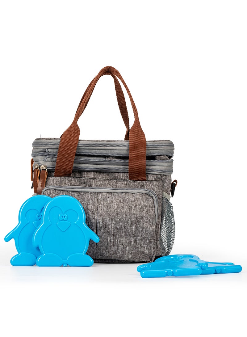Eazy Kids Set Of 4 Ice Packs For Lunch Bags With BPA-Free, Non-Toxic Materials - Blue - Image 5