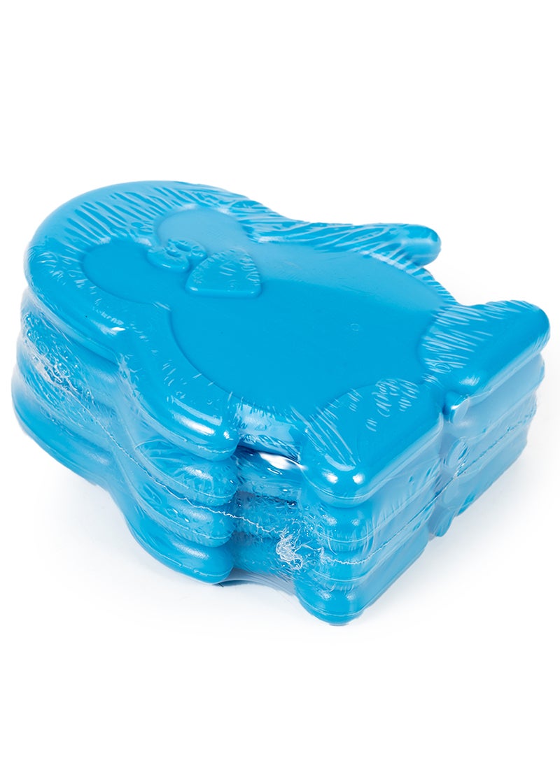 Eazy Kids Set Of 4 Ice Packs For Lunch Bags With BPA-Free, Non-Toxic Materials - Blue - Image 3