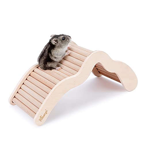 Niteangel Hamster Climbing Bridge Ladder for Hamster Aryclic SandBath Box or Other SmallSized Pets - Image 1
