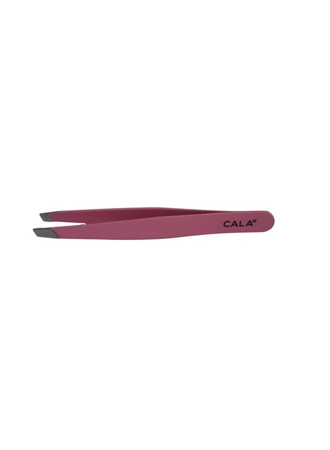 CALA Pro pink slanted tweezers - Image 1