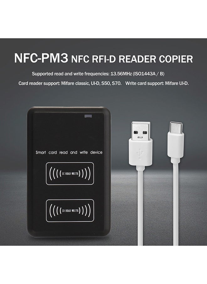 Generic - NFC RFI-D Copier IC Reader Writer Duplicator with Full Decode Function Intelligent Card Read and Write Device - Image 1
