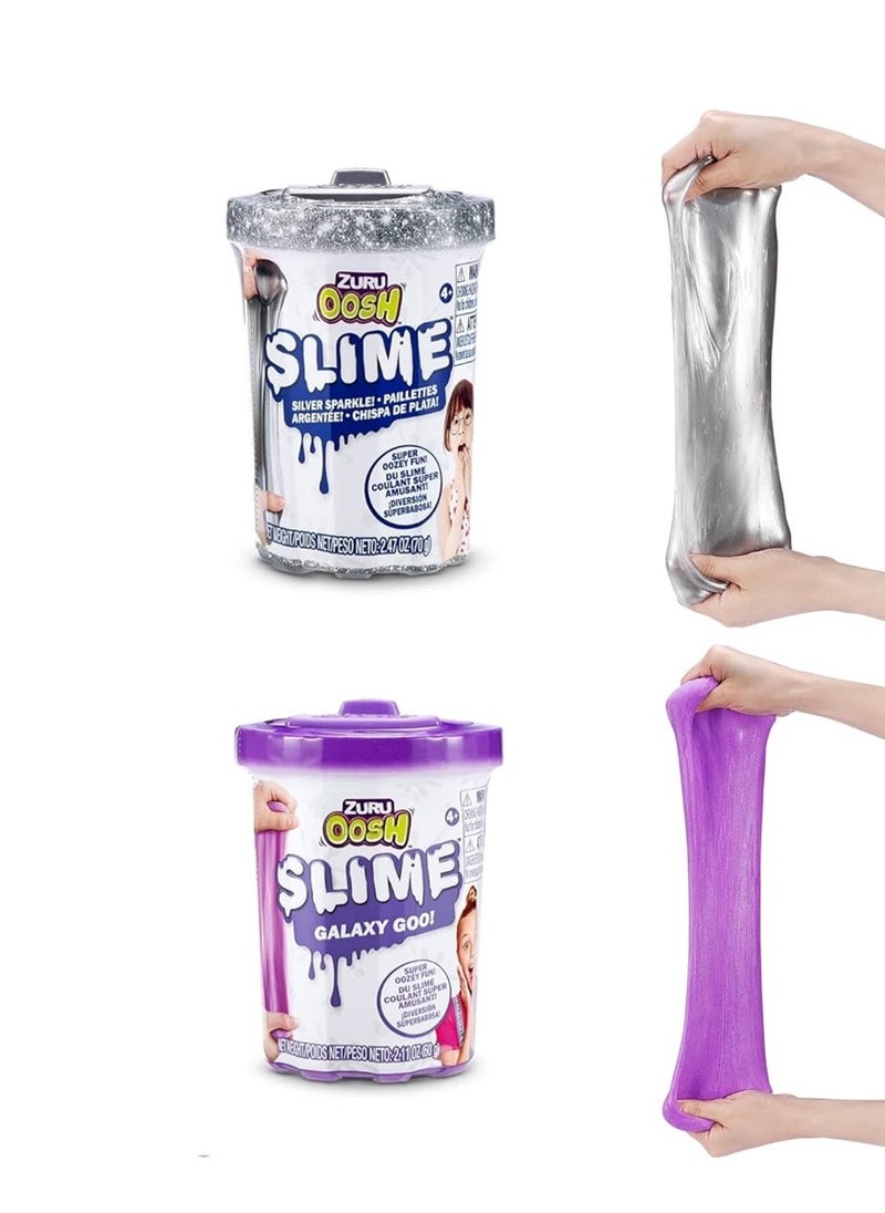 ZURU - ZURU Super Oosh Pack-2 Putty, 2 Slime, 1 Crackle Foam! For Ages 4+ (Assorted) - Image 1