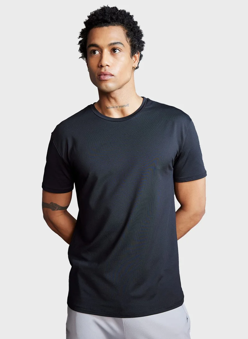 DeFacto Defactofit Standard Fit Crew Neck Short Sleeve T-S