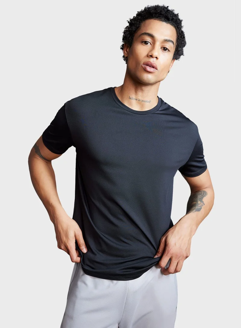 DeFacto Defactofit Standard Fit Crew Neck Short Sleeve T-S