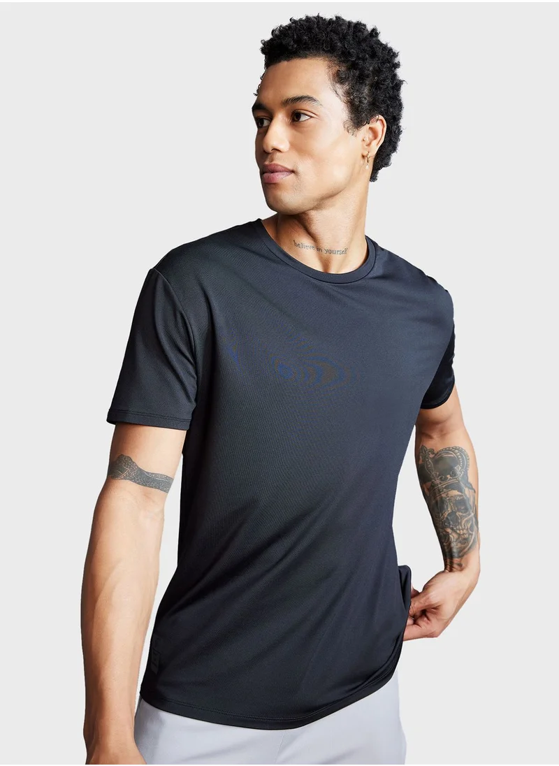 ديفاكتو Defactofit Standard Fit Crew Neck Short Sleeve T-S