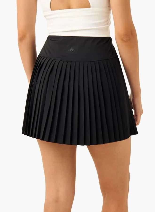 Kappa Kappa Pleated Mini Skirt with Elasticated Waistband