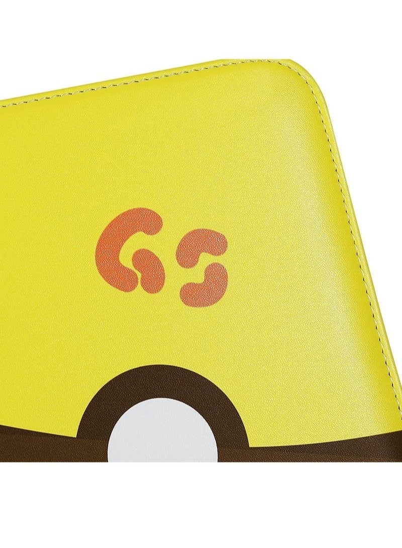 Pokemon Compatible Cards Binder,  Card Holder Pocket, Portable Card Collection Album Holder Book,  Fits 400 Cards With 50 Removable Sleeves, Trading Card Binder with Carrying Case  - Image 3