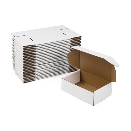 Box Brother 3 Ply White Flap Corrugated Packaging Box Size: 6x5x1.5 Length 6 inch Width 5 inch Height 1.5 inch 3Ply Courier Box (Pack of 25) - Image 2