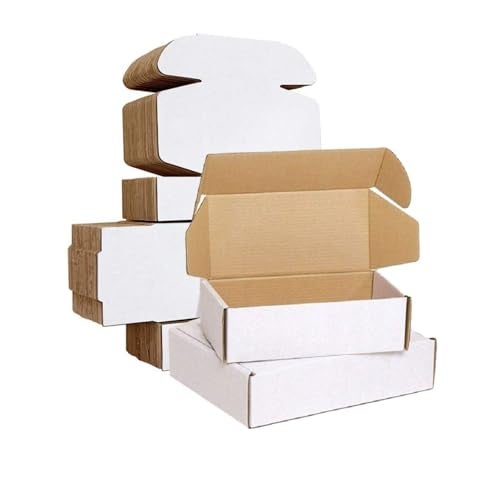 Box Brother 3 Ply White Flap Corrugated Packaging Box Size: 6x5x1.5 Length 6 inch Width 5 inch Height 1.5 inch 3Ply Courier Box (Pack of 25) - Image 4