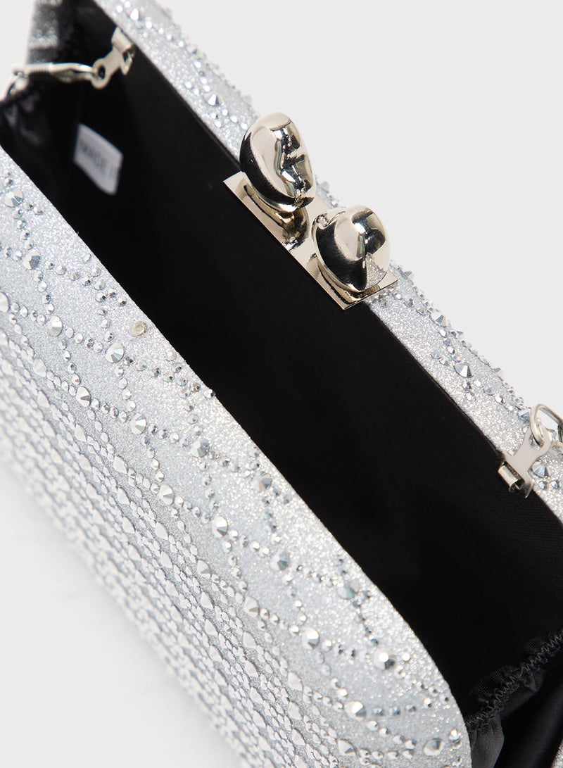 ايلا ليمتد اديشن مشبك معدني مزين بالجواهر - Image 5