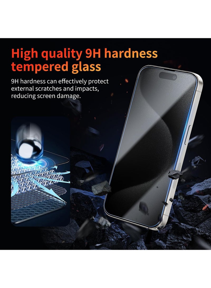 2 قطعة مناسبة لأنّ أيّ فون 16 6.1 بوصة شاشة خاصّة فيلم - Image 3