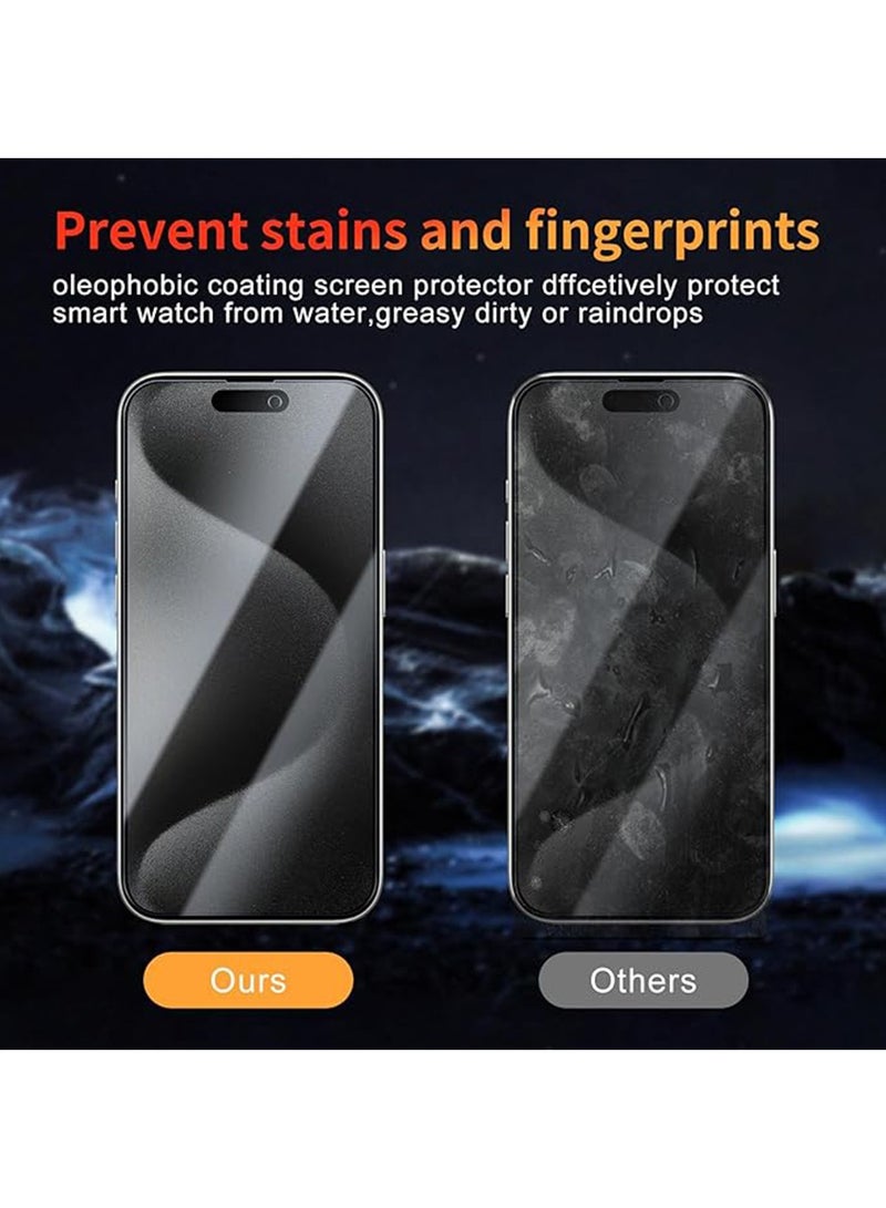 2 قطعة مناسبة لأنّ أيّ فون 16 6.1 بوصة شاشة خاصّة فيلم - Image 5