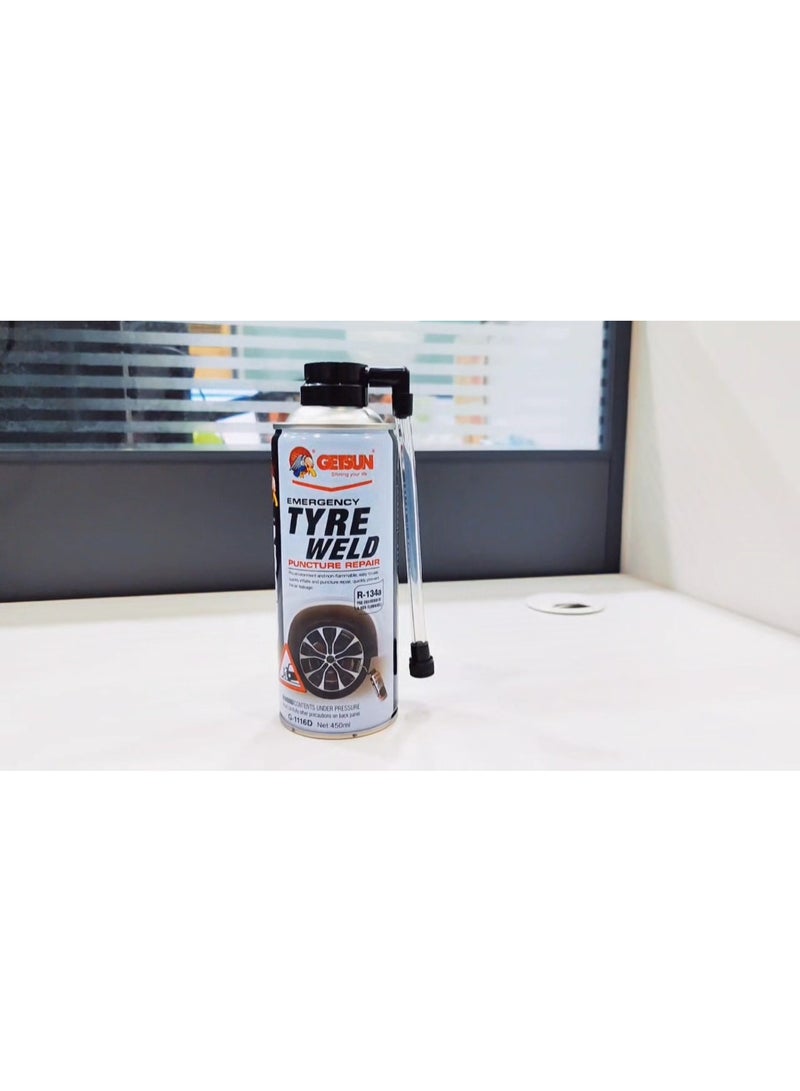 GETSUN Tire Weld Car Tire Emergency Repair Puncture Repair 450 ML - Image 3