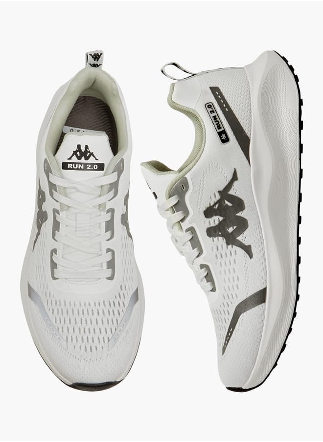 Kappa Men's Logo Detail Lace-Up Sports Shoes  - Image 1