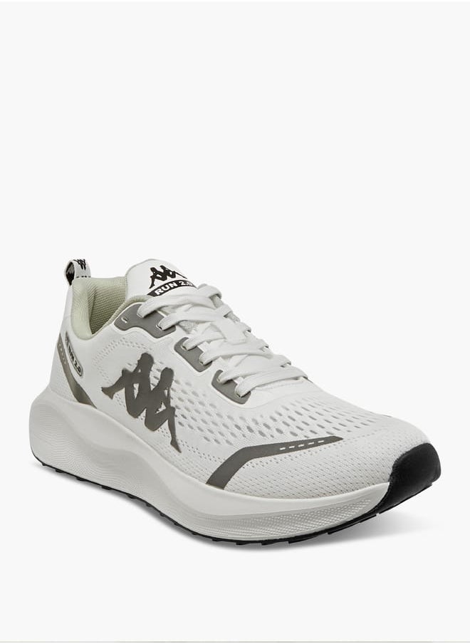 Kappa Men's Logo Detail Lace-Up Sports Shoes  - Image 2