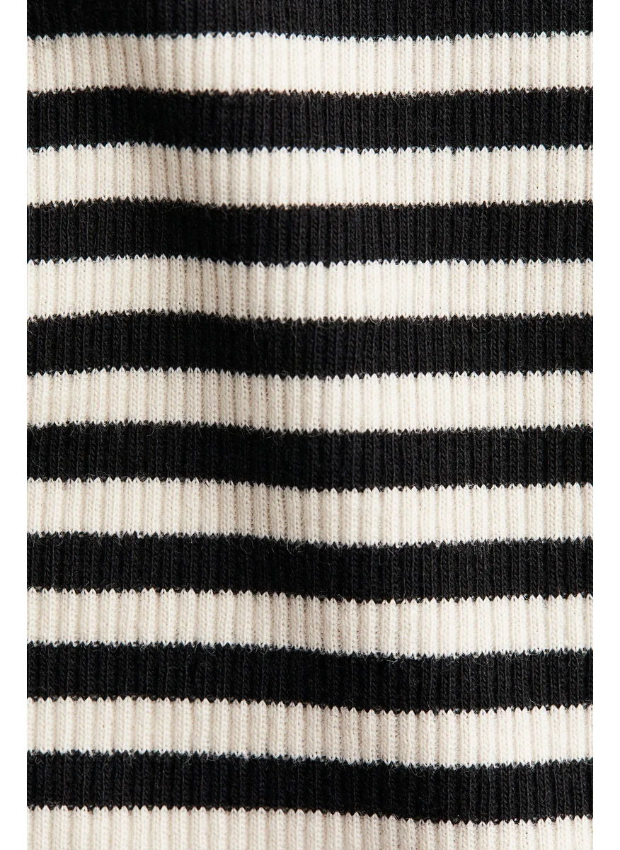 H&M Ribbed Jersey Top