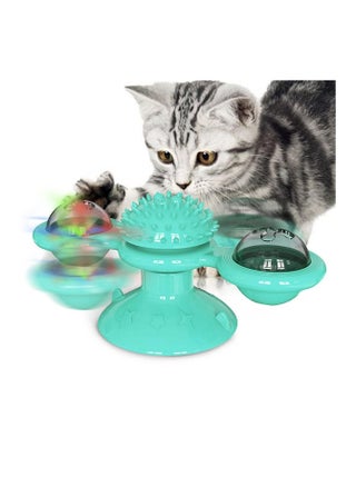 Windmill Cat Toy With Mints Little Bells and Interactive Cat Turntable Massage Toy For Teeth Cleaning Scratching Chewing And Wall Hanging Exercises - pzsku/Z40A14F527D5FC29593CFZ/45/_/1657126287/c8508b6b-0d1a-4f2d-9910-90ff0aedac88